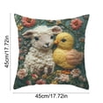 thumbnail image 3 of Fasiaou Short Pile Knit Pattern Pillowcase with Soft Lint-Resistant Fabric for Sofa and Bed,B, 3 of 6