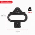thumbnail image 2 of Adaptadores para pedal Wellgo 98A negro M, 2 of 6