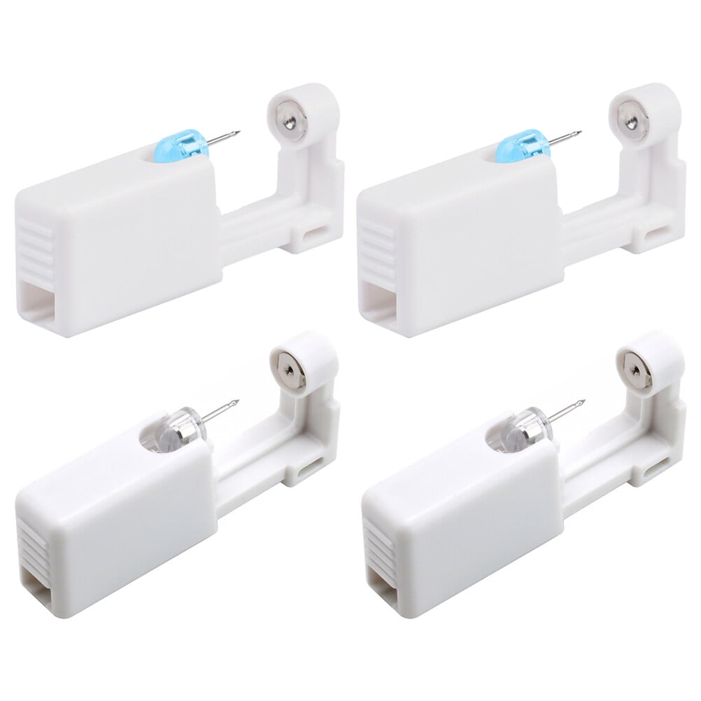 4 Sets Disposable Ears Piercing Tool Painless Ear Hole Piercing Tool