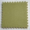 thumbnail image 1 of Soft Foam Interlocking Floor Mats- Puzzle Play Mats Plush Carpet Area Rug for Playroom Basement- 6 Pcs Square Floor Tiles 24" x 24"(Color:Light Green), 1 of 1