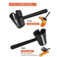 thumbnail image 4 of Carrot Curler and Peeler, Black Carrot Spiral Shred Slicer Root Vegetables Fruits Slicer Sharpener Garnishing Tool (Plastic), 4 of 7