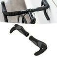 thumbnail image 4 of uds empuñaduras de manillar de bicicleta goma TPR prevención de deslizamiento ergonómico reemplazo empuñaduras de cuerno de buey para bicicleta de montaña, 4 of 12