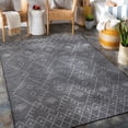 thumbnail image 2 of Pasadena Machine Woven Area Rug - Charcoal - 6'4" x 9', 2 of 4