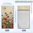 thumbnail image 5 of ZUXONGSY Car Seat Cover Towel Butterfly Floral Print Cars Seat Towel Covers Absorbent Auto Front Seat Covers for After Gym Workout, Running, Beach Sports, 5 of 8