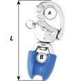 thumbnail image 2 of Wichard HR Snap Shackle w/Thimble Eye - Length 3-3/4" [2493W], 2 of 2