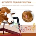 thumbnail image 5 of Toddler Rocking Bull Toy, Ride-On Rocking Horse with Realistic Sounds & Plush Fabric, Fun Spring Rocker for Boys & Girls Age 3+, 5 of 11