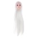 thumbnail image 2 of Muñeca de cabeza de muñeca 1/6 cabeza de muñeca de maquillaje esculpida con cabellero para piezas de bricolaje de muñeca Magideal Muñeca de cabeza de muñeca, 2 of 7