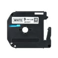 thumbnail image 3 of Black on White Label Tape Compatible for Brother PT-65/PT-70/PT80 Label Printer 9mm * 8m, 3 of 7
