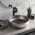 thumbnail image 6 of Native Trails Pml1616 Precious Metals Bliss 16" Circular Fireclay Vessel Bathroom Sink -, 6 of 7