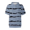 thumbnail image 7 of Outfmvch Women Shirts Short Sleeve Blouses for Women Polo Shirt Golf Shirts Women Women's T-shirts Womens Work Tops Womens Golf Shirt Blue S, 7 of 7