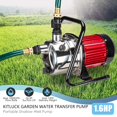 thumbnail image 3 of Bomba de transferencia de agua para jardín KITLUCK 1.6 HP 3800 LPH 150 pies, 3 of 7
