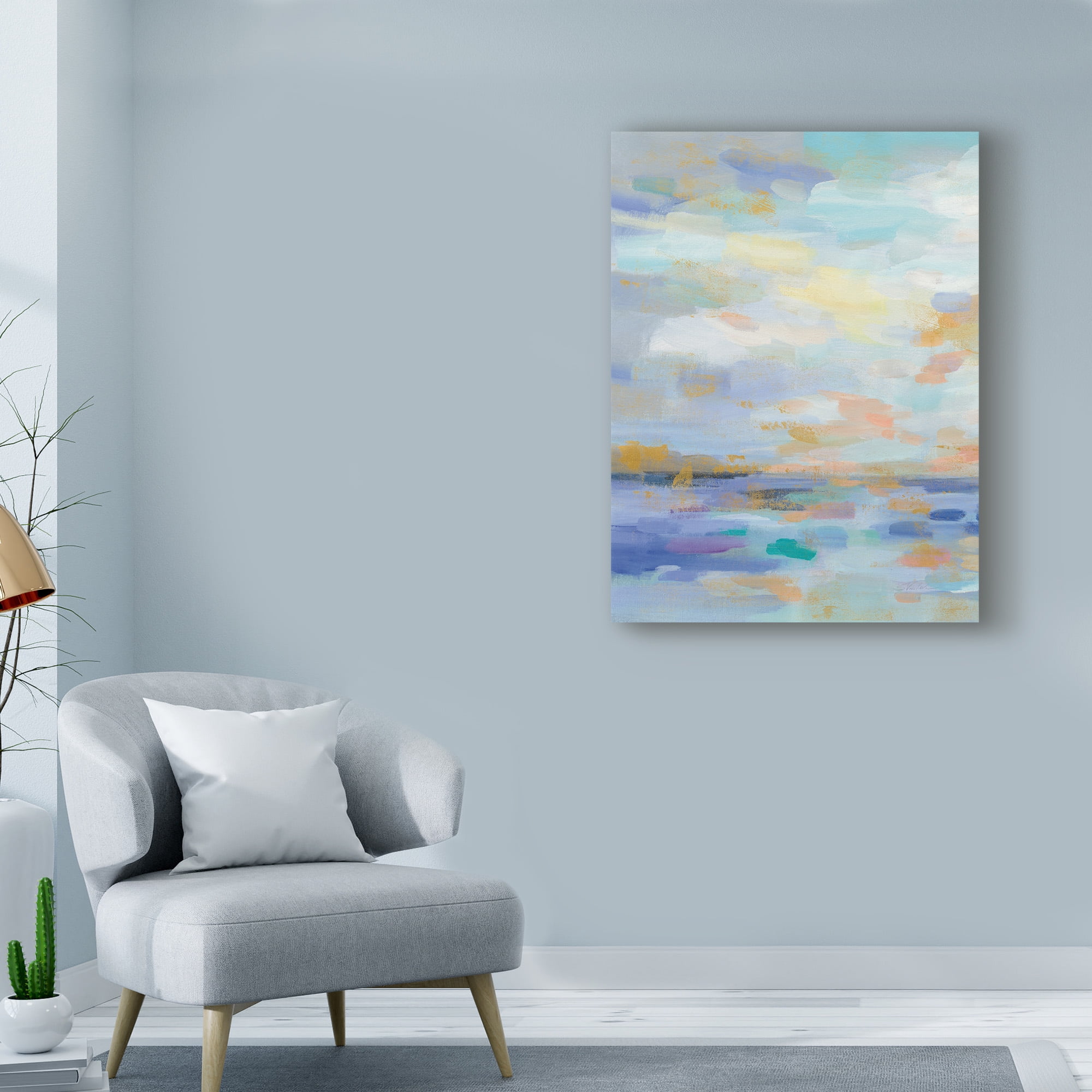 Trademark Fine Art 'Golden Sunrise II' Canvas Art by Silvia Vassileva