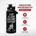 thumbnail image 2 of Botella de agua SANDJEST con aislamiento para hockey sobre hielo, 946 ml, 2 of 7