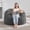 Gray, variant on Hobestluk Bean Bag Chairs 2.5FT Bean Bag Chair with Memory Foam Filled & Machine Washable Cover Bean Bag Chairs for Playroom, Living Room, Bedroom(Purple)