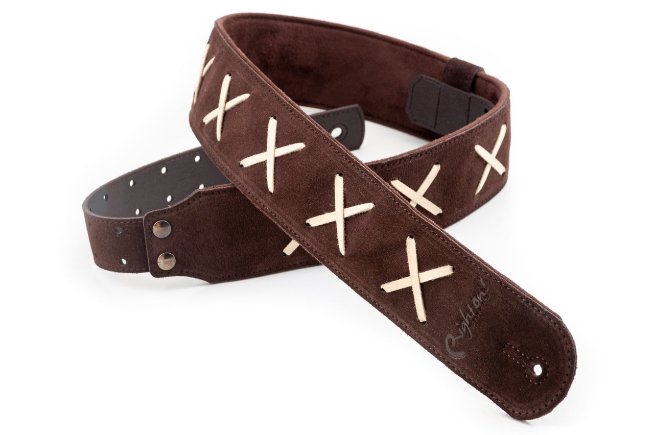 RightOn! Straps Legend D. Gilmour Inspired Guitar Strap - Brown