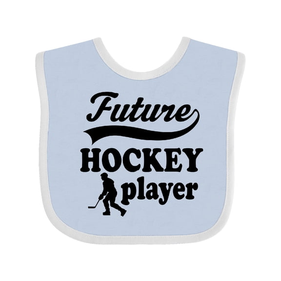 Inktastic Future Hockey Player Baby Boy Boys Baby Bib