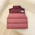 thumbnail image 3 of Eltusu Girls Puffer Vests, Cotton Windproof Thermal Sleeveless Winter Jackets Red Size 2-15 T, 3 of 9