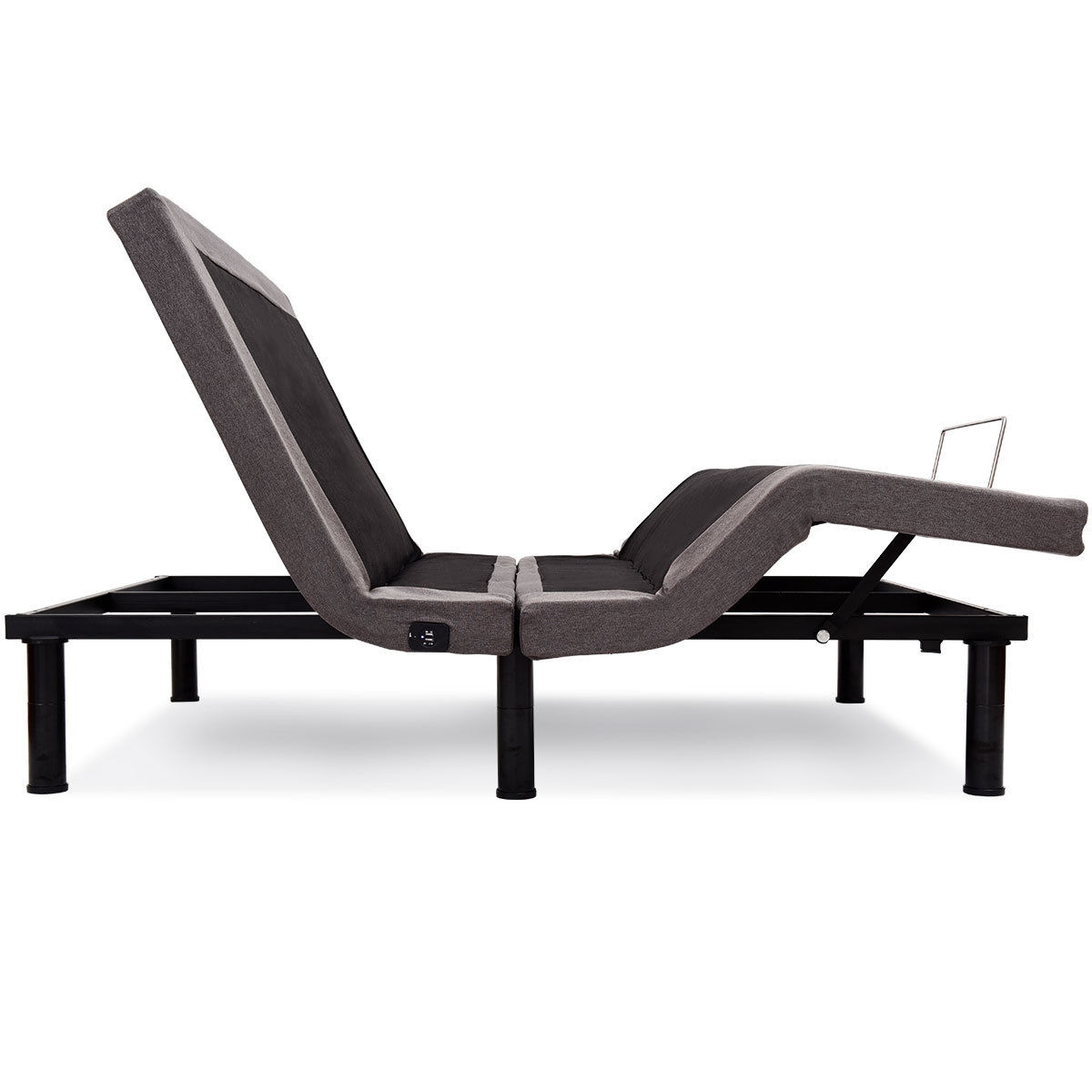 Adjustable Massage Bed Base Upholstered Wireless Remote USB Ports Twin