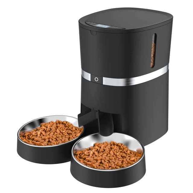 Alimentador automático para gatos WellToBe, alimentador de alimentos para mascotas