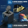 thumbnail image 4 of USB Racing Simulator Shifter, Aluminum Alloy USB Simulator Gear Shifter Contactless  Sensor Plug And Play Sequential Black  For GT For Th8A, 4 of 8