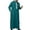 Green, variant on SIYUDAN Thobe for Men Kaftan Casual Long Sleeve Robe for Men Loose Fit Hooded Muslim Thobes Green Kaftan