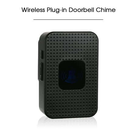 Wireless Plug-in Doorbell Chime With LED 5 Levels Volume 55 Ringtones Compatible with Visual Doorbell with WiFi Wireless Doorbell App Voice Tips for Visitors (Best Ios Ringtone App)