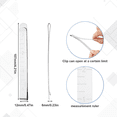 thumbnail image 4 of 20Pc Sewing Clip,Stainless Steel Edging Clip for Sewing,Multi- Quilting Clip,with 3-Inch Scale for Fabric Binding, 4 of 7