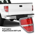 thumbnail image 6 of Rear Tail Light Fit for Ford F150 2/4 Door 2009-2014 Tail Lamp Brake Lamps Side Marker Lights Lamp Chrome Trim, 6 of 9
