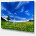 thumbnail image 2 of Paysage Printanier Champs Verts - Impression sur Toile Paysage, 2 of 4