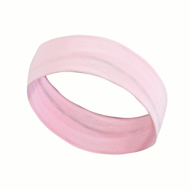 2 bandas para el sudor de Color rosa para hombres y mujeres, diadema elástica antihumedad para deportes, correr, ciclismo, fitness y yoga
