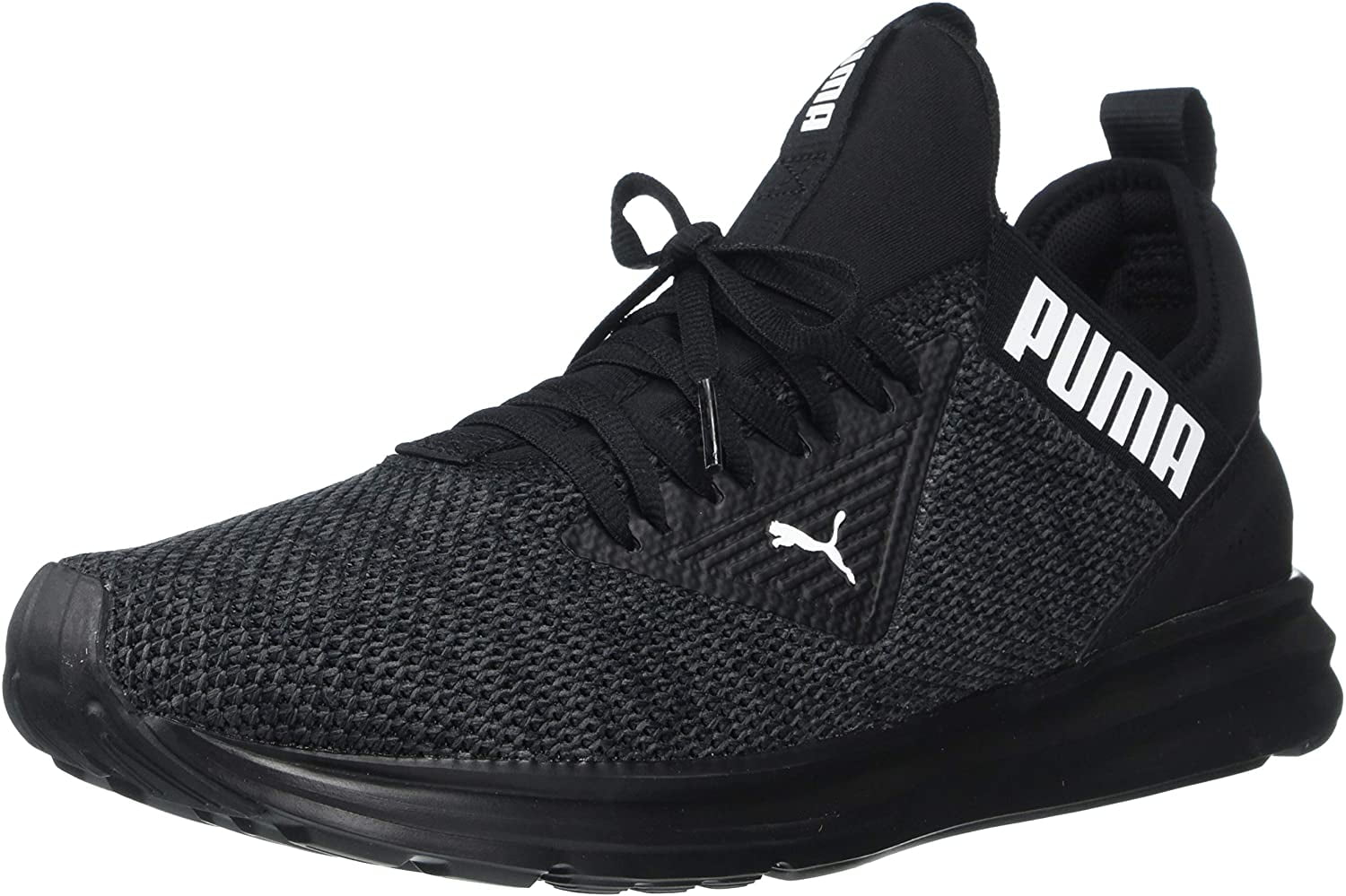 PUMA Men's Enzo Beta Woven C Shoes, Puma Black/Asphalt, Size 8 ...