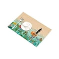 thumbnail image 3 of MKHERT Summer Dragonflies Butterflies Flowers Grass and Plants Placemats Table Mats for Dining Room Kitchen Table Decoration 12x18 inch,Set of 6, 3 of 4