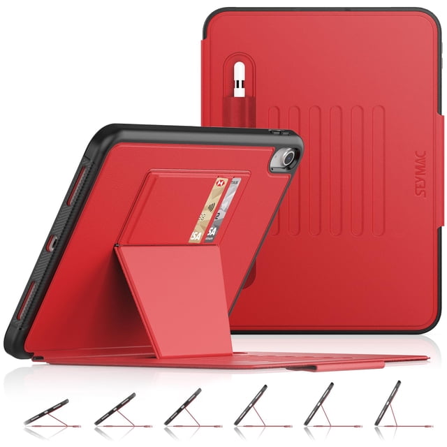 Funda SEYMAC de serie para iPad de 11ª y 10ª generación de 11 pulgadas/10,9 pulgadas con soporte