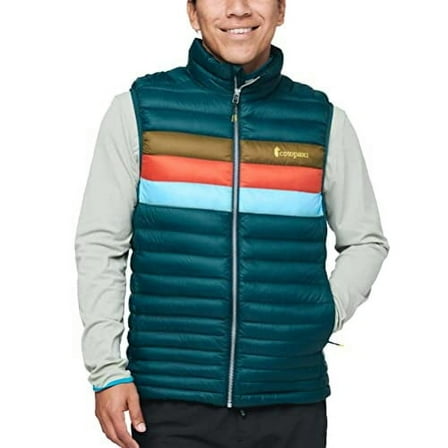 Cotopaxi Fuego Down Vest - Men's Deep Ocean Stripes Small