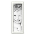 thumbnail image 2 of ArtToFrames 12" x 39" Majestic White Picture Frame, 12x39 inch Silver Wood Poster Frame (WOM-5198),  Pack, 2 of 7