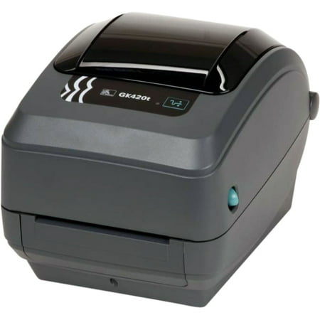 Zebra Media Label Printer (Zebra GK420t Direct Thermal/Thermal Transfer Printer - Monochrome - Desktop - Label Print - 4.09