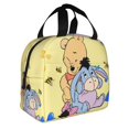 thumbnail image 2 of Winnie Bear P-ooh Reusable Lunch Bags Portable Insulated Lunch Box Tote Bag Cooler Office Picnic, 2 of 9