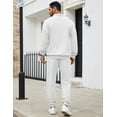 thumbnail image 4 of COOFANDY Men's Jogging Suits 2 Piece Set Quarter Zip Up Pullover Sweatshirt and Sweatpants Set with Pockets, 4 of 7