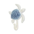 thumbnail image 6 of Cheungs 6122BL Solva Turtle Cast Iron Wall Hook - Blue & White, 6 of 7