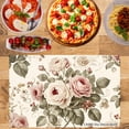thumbnail image 2 of Joocar Floral Rose Pattern Table Mats Set Of 4 For Home Kitchen Table Decor 12x18 inch, 2 of 5