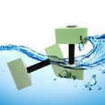 thumbnail image 4 of Eva Foam Dumbbells Water Exercise Weights 2-pound Pair Aquatic Fitness Equipment for Swimming Pool Water Aerobics and Yoga Training, UKHBMC | Green, 4 of 6