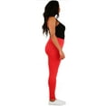 thumbnail image 2 of LAVRA Women's Plus Size Nylon Leggings Full Length - Red, 2 of 4