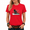 Red, variant on GIFFIMY Women's Cottagecore Cat Graphic Short Sleeve T-Shirt White Standard Fit Everyday Top