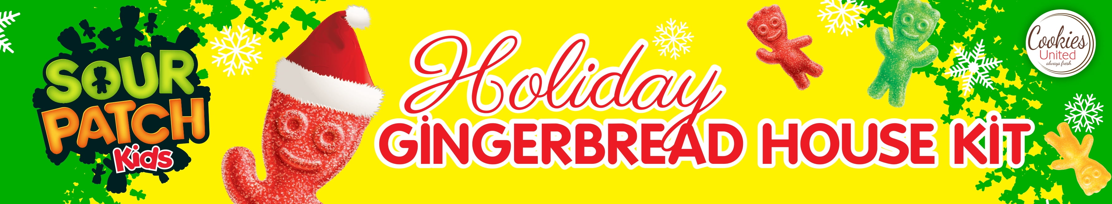 Sour Patch Kids Gingerbread Kit