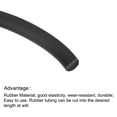 thumbnail image 3 of Uxcell Rubber Cord 1 Yards 6mm Dia Matte Black Solid Tubing for DIY Craft Making, 3 of 5