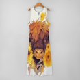 thumbnail image 5 of Highland Cow with Sunflowers Long Dress Female Clothing Prom Dress Dress Women Elegant Luxury, 5 of 7