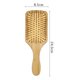 thumbnail image 2 of El cepillo de madera antiestático con pelo de bambú reduce el encrespamiento y los nudos, masajea el cuero cabelludo,, 2 of 5