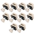 thumbnail image 3 of Kit de pestillo de cerradura sin llave de 10 piezas con botón pulsador para puertas de RV, automóviles, cajones y gabinetes, 3 of 8