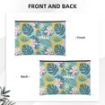 thumbnail image 3 of Haiem Tropical Floral Music Lover Merch Makeup Bag, Cosmetic Bag,Singer Fans Cosmetic Bag, Portable Stationary Storage Organizer, Travel Makeup Bag, 3 of 8