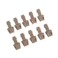 thumbnail image 2 of tredstone 10 Pcs Extraction à Fermeture Éclair en Plastique pour Cordon de 3-4mm Marron, 2 of 8